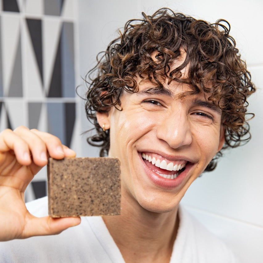 Café: Barra de Jabón Exfoliante y Energizante