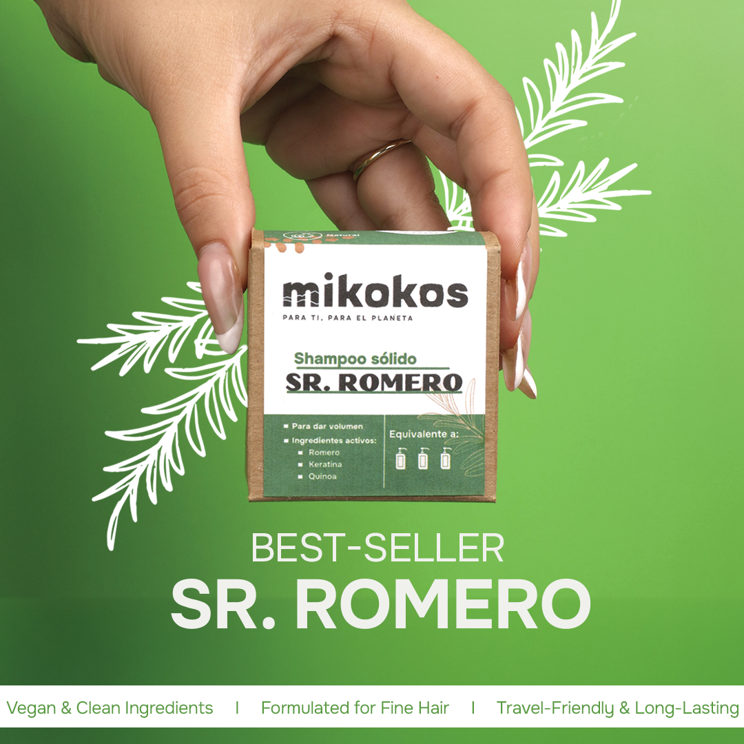 Sr. Romero: Shampoo en Barra Fuerza y Brillo con Romero