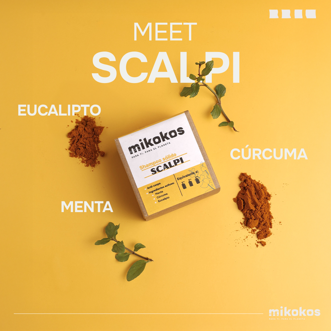 Scalpi: Eucalyptus & Turmeric Scalp Care Shampoo Bar
