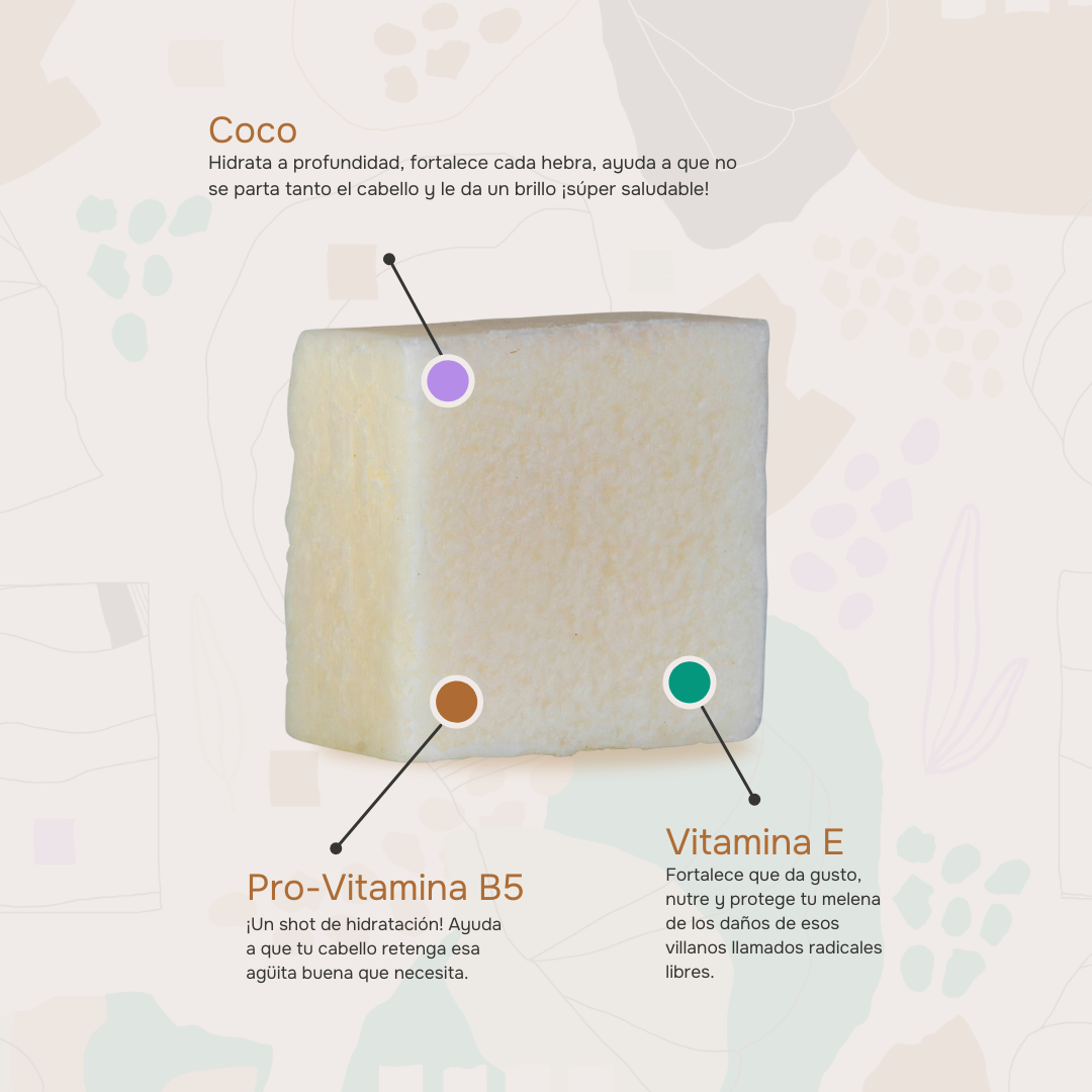 Koko: Shampoo en Barra Hidratación Total para Rizos