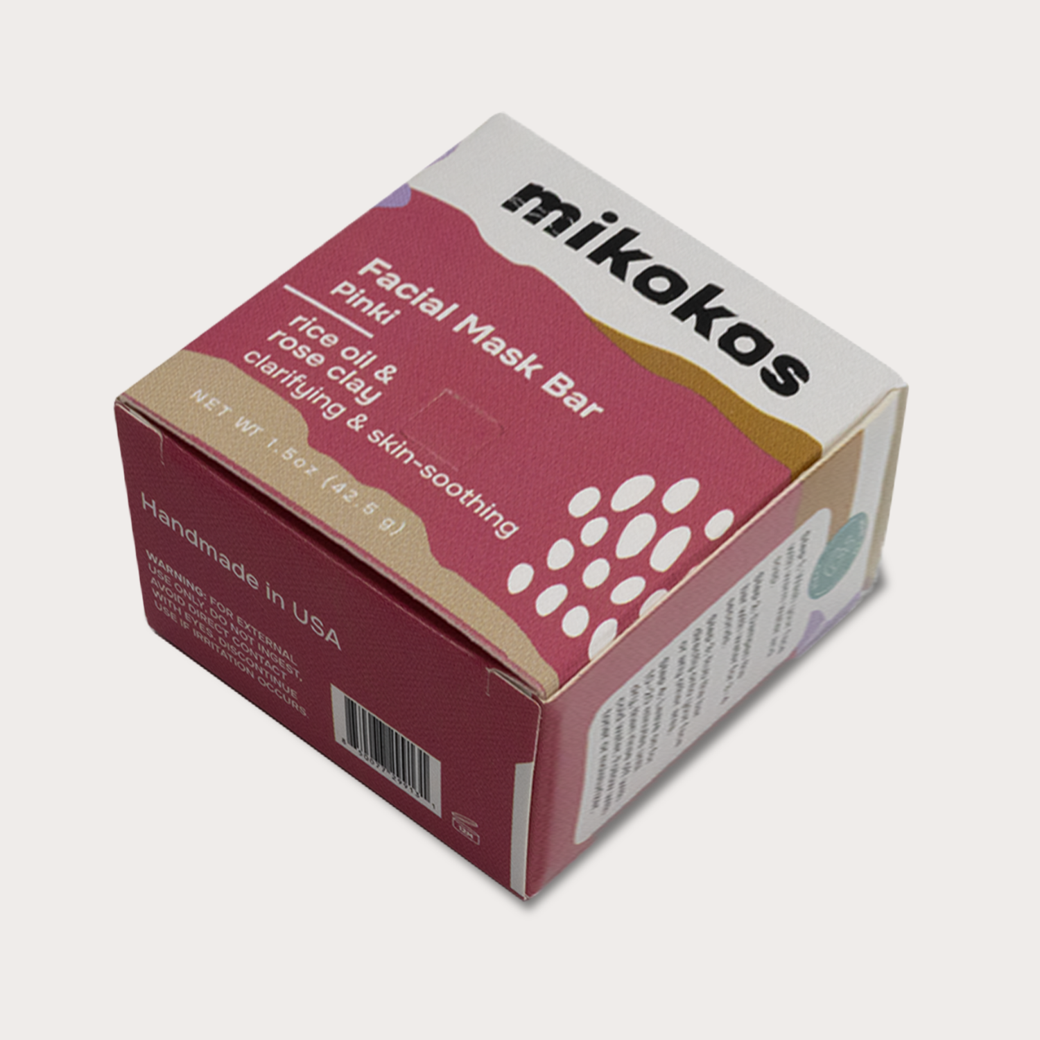 Pinki: Barra Facial Purificante y Calmante para la Piel