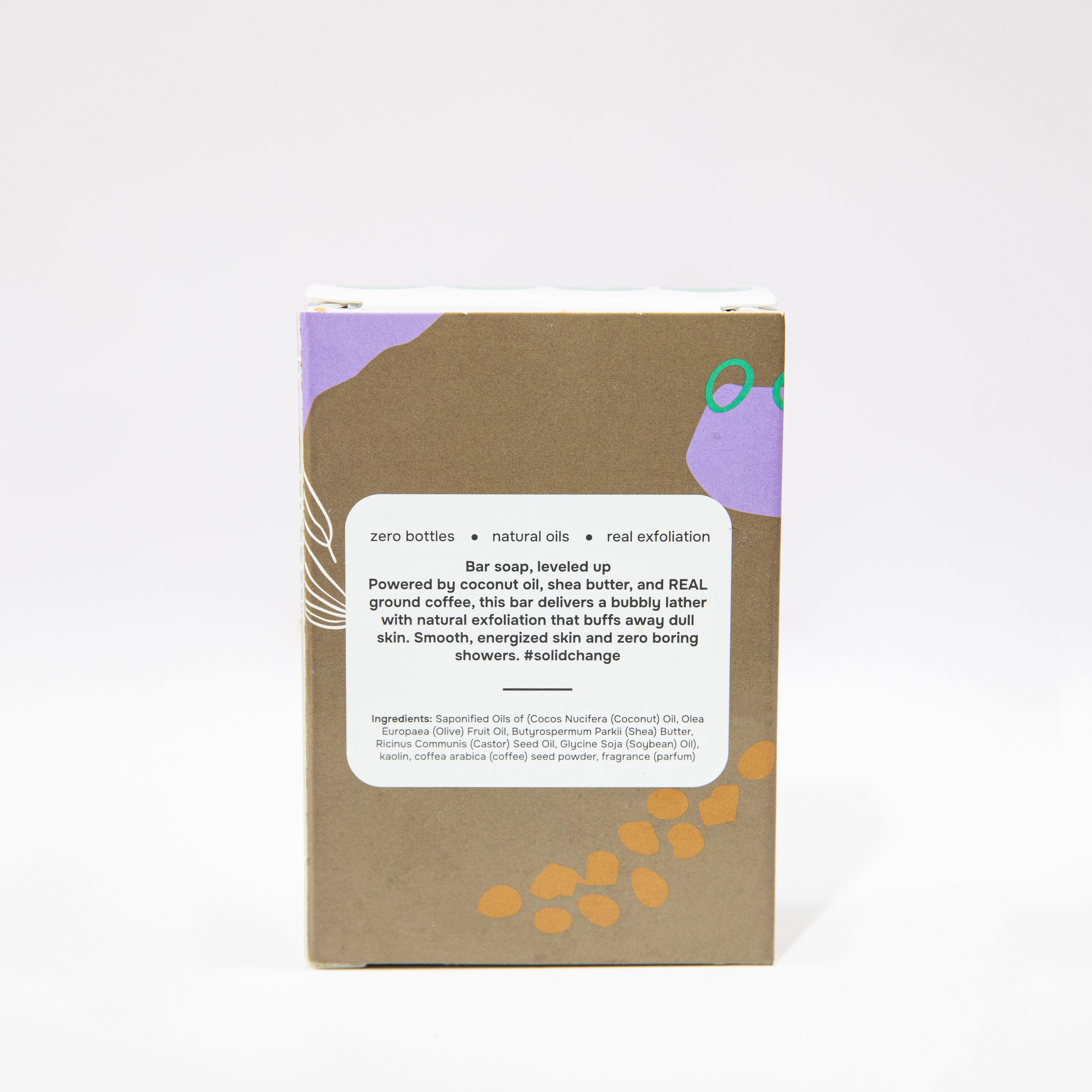Café: Barra de Jabón Exfoliante y Energizante