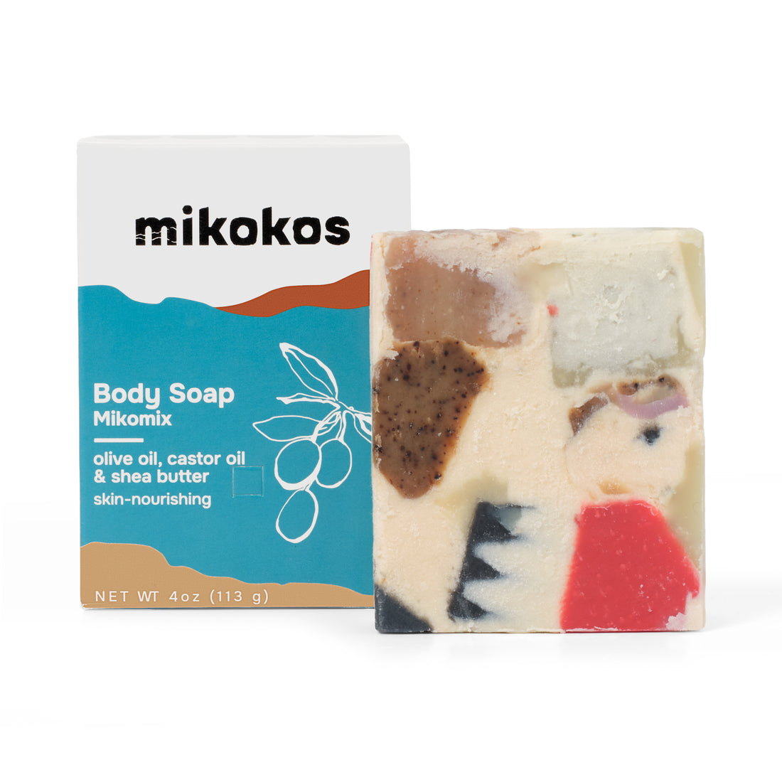 Mikomix: Jabón Corporal reciclado con aceite de oliva, ricino y karité