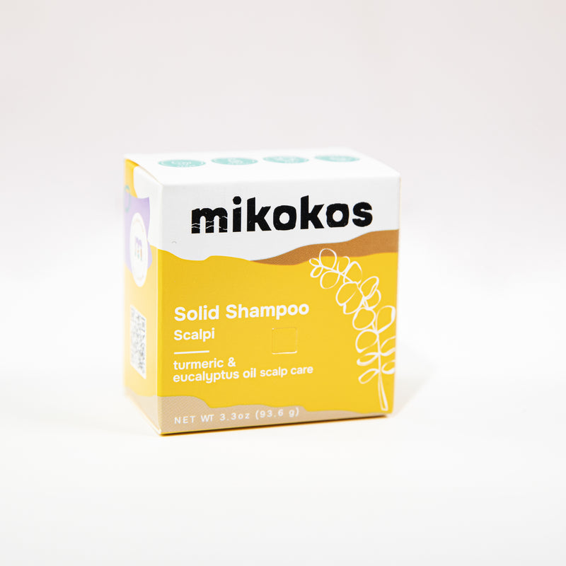 Scalpi: Eucalyptus & Turmeric Scalp Care Shampoo Bar